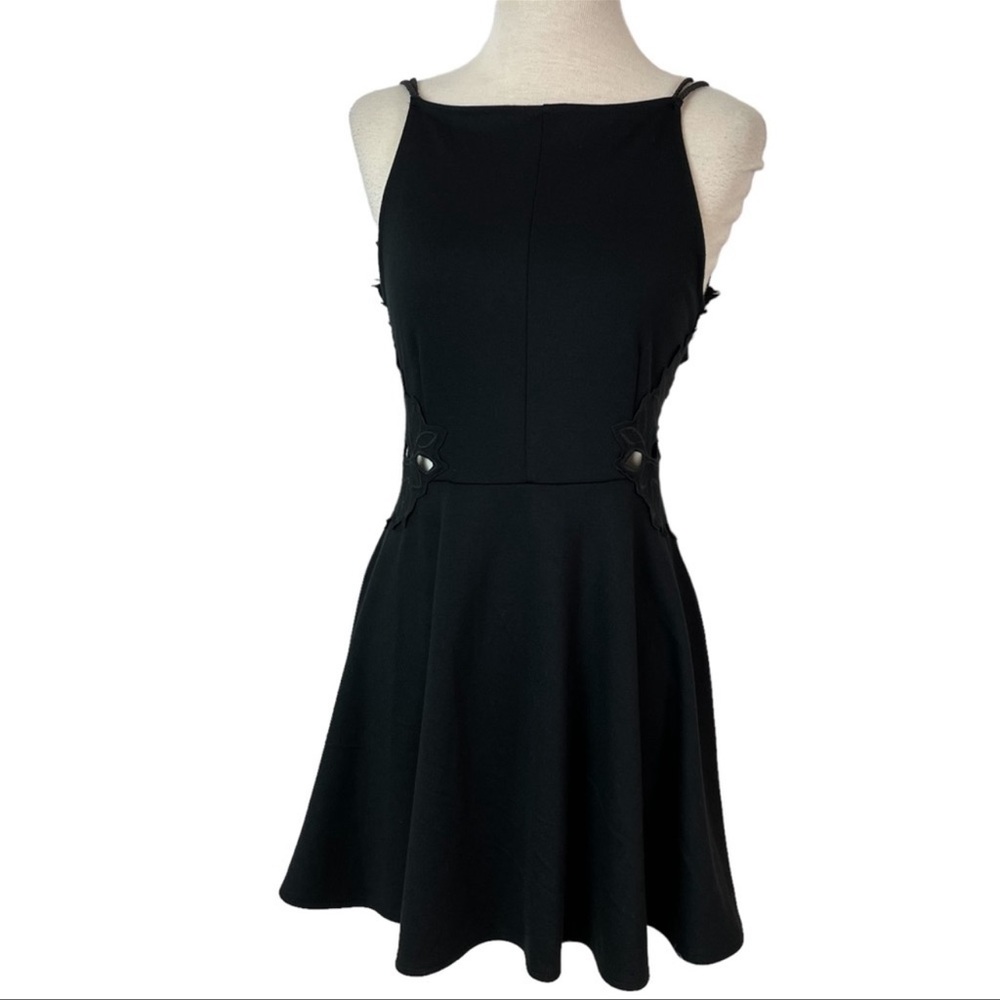 Free People Cha Cha Ponte Like A Dream LBD Black Mini Dress, XS - Picture 5 of 8
